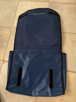 Bolsa azul impermeable