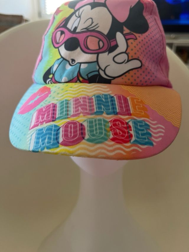 Gorra niña flores rosa