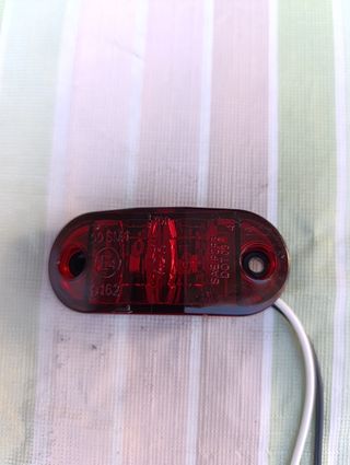 Luz piloto LED roja - Gálibo