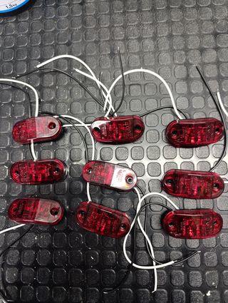 Luz piloto LED roja - Gálibo