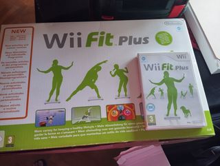 Wii - Consola Nintendo negra +tabla Fit blanca
