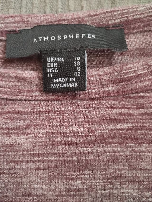 Camiseta Primark burdeos- M