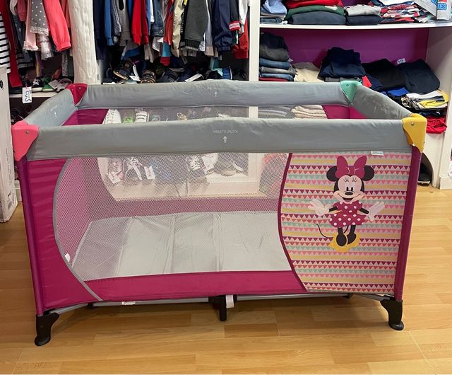 Cuna viaje Minnie Mouse