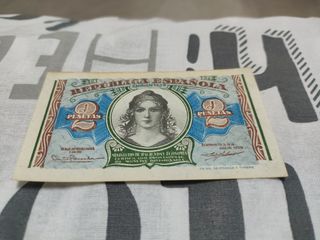 Billete 2 Pesetas España 1938