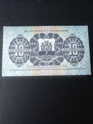  Gibraltar 10 Shillings. SC