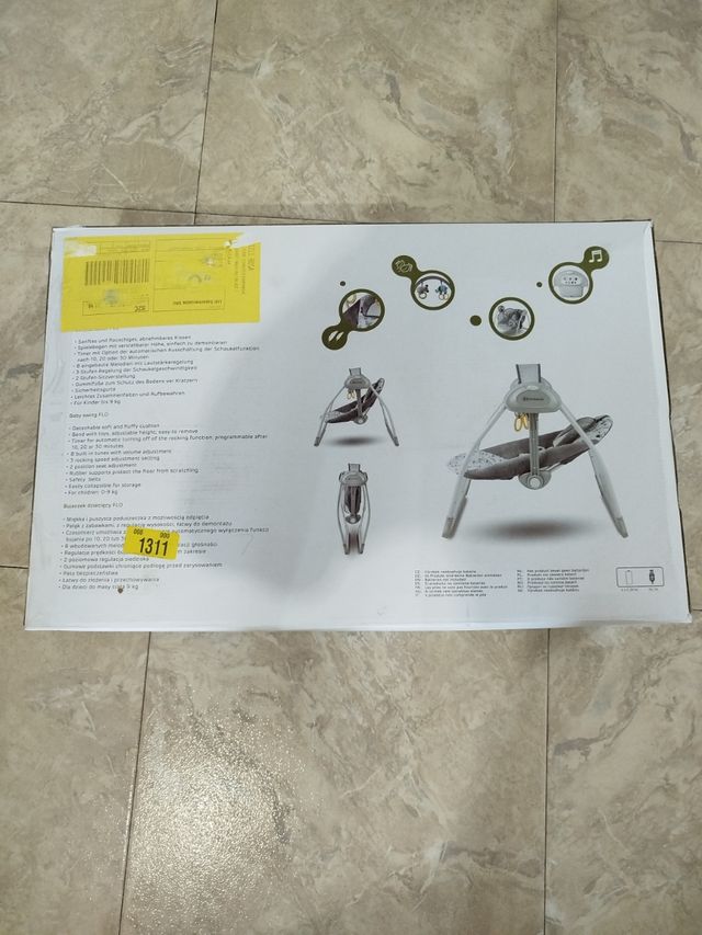 Hamaca Bebé Kinderkraft Flo Rosa