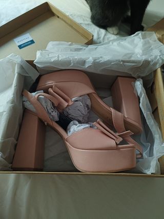 Sandalias MARYPAZ rosa tacón 39