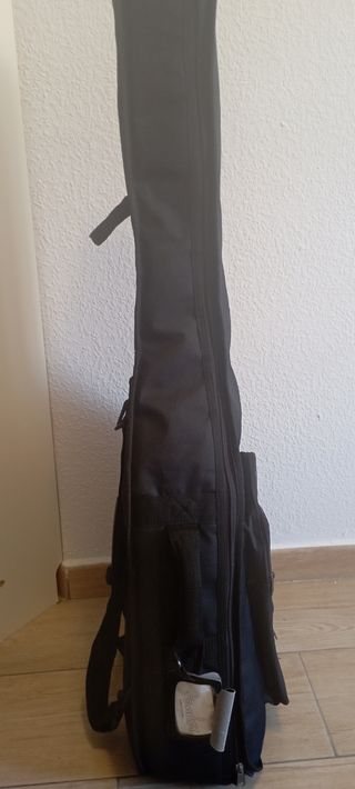Funda guitarra acústica negra