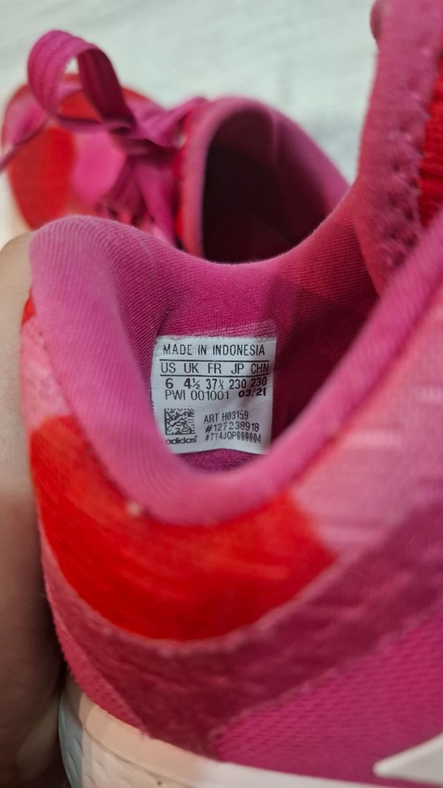 Adidas zapatillas running rosa-rojo