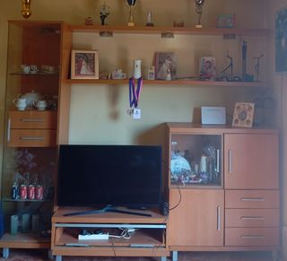 Mueble salón madera