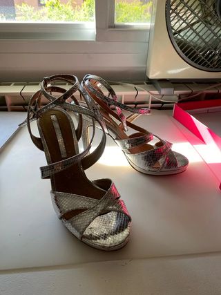 Tacones Maria Mare Plata