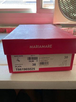Tacones Maria Mare Plata