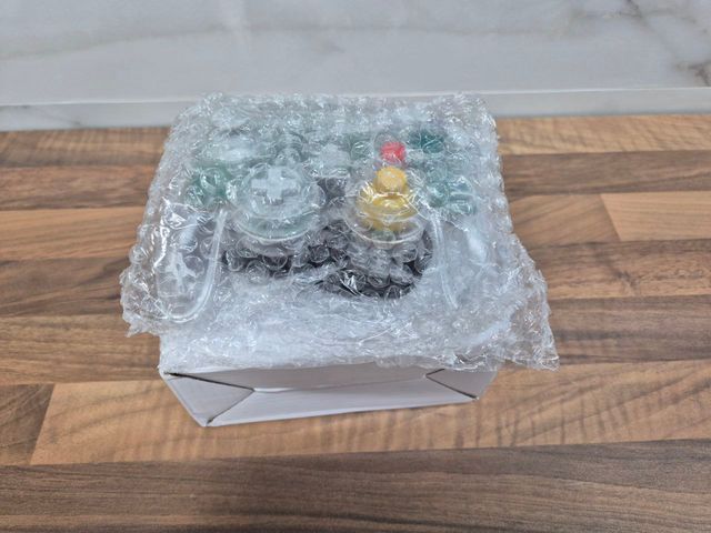 Mando GameCube compatible TRANSLUCIDO - 1.5M NUEVO