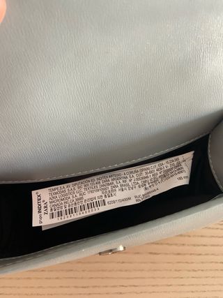 Bolso bandolera Zara azul