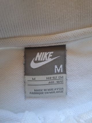 Nike Polo Bianca Bambino 10-12 Anni (M 140-152 cm)