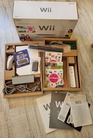 Nintendo Wii Family Edition blanca