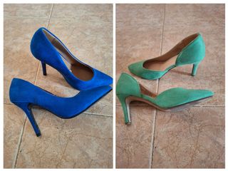 Pack Zapatos talla 36 - Azul y Verde