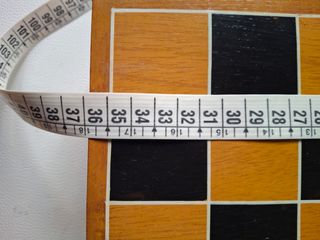 Scacchiera vintage, materiali preziosi "no oro"