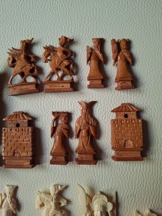 Scacchiera vintage, materiali preziosi "no oro"