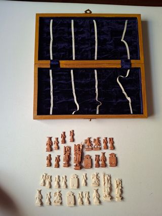 Scacchiera vintage, materiali preziosi "no oro"