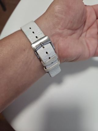 Reloj Fossil mujer blanco plata