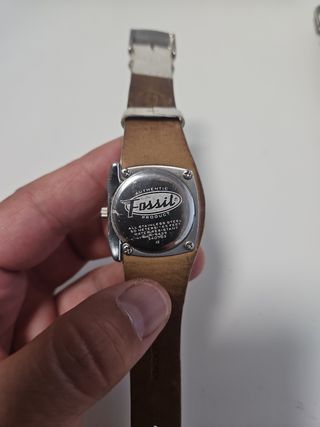 Reloj Fossil mujer blanco plata