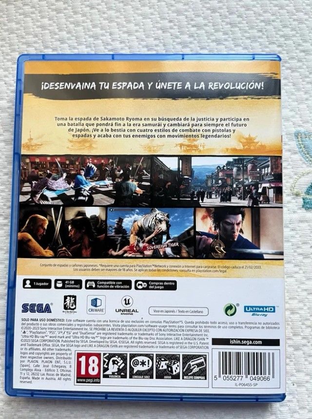 Come un drago: Ishin! PS5 (PlayStation 5)