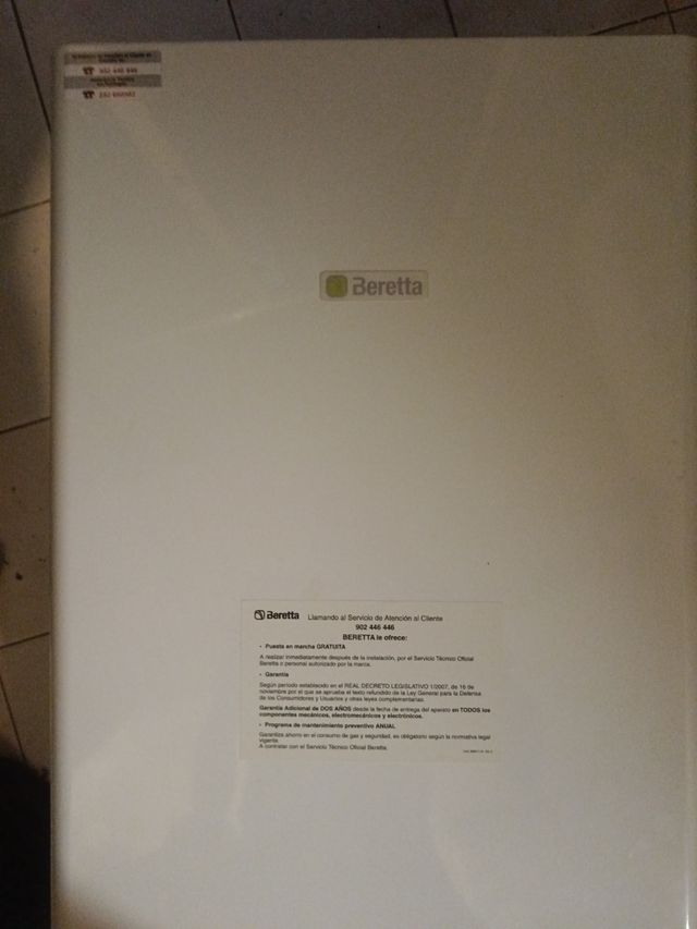 Calentador agua calefacción gas natural Beretta bl