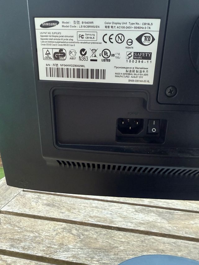 Monitor Samsung SyncMaster B1940