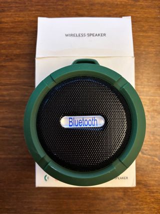 Cassa Bluetooth senza fili con ventosa per doccia 