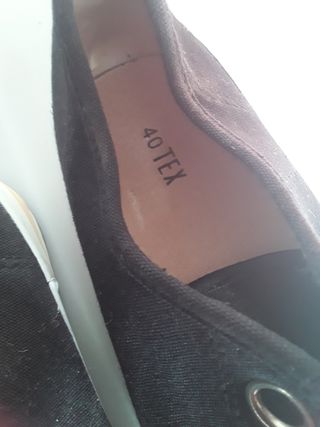 Zapatillas negras mujer talla 40