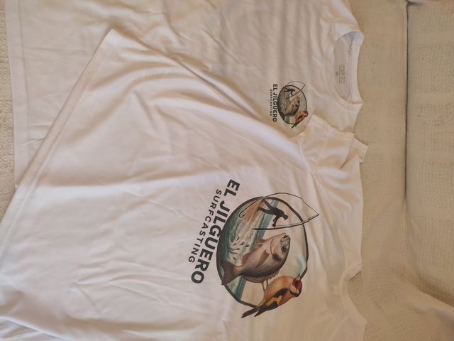 Camiseta el jilguero surfcasting 