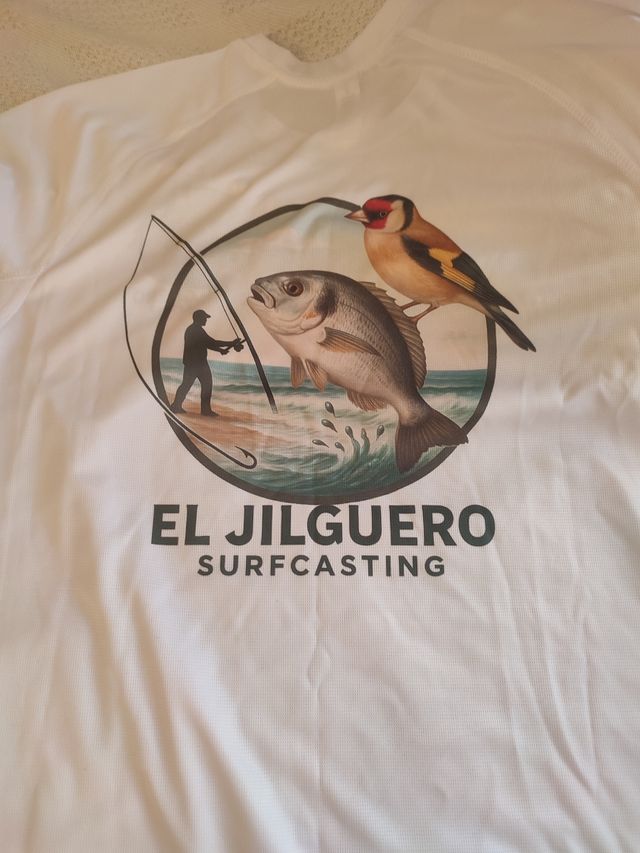 Camiseta el jilguero surfcasting 