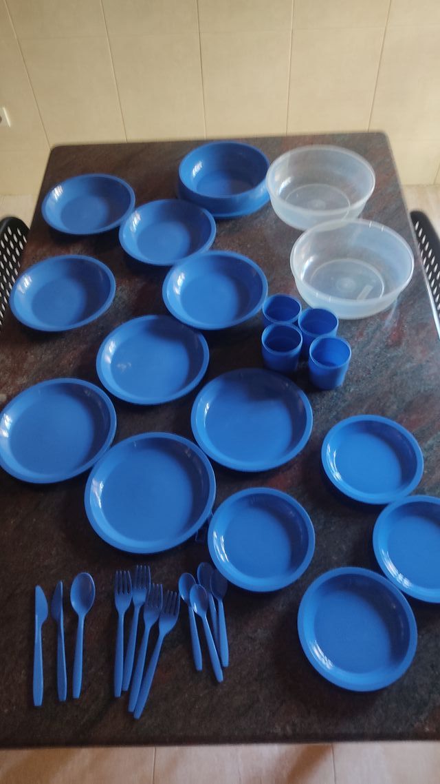 Juego de Camping - Vajilla Plástica
