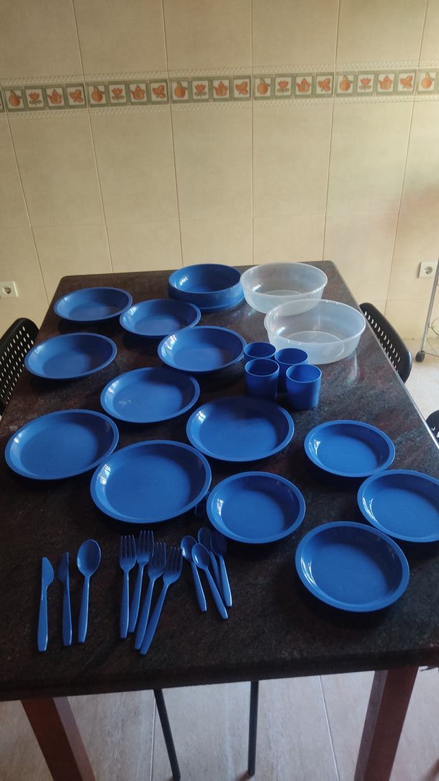 Juego de Camping - Vajilla Plástica