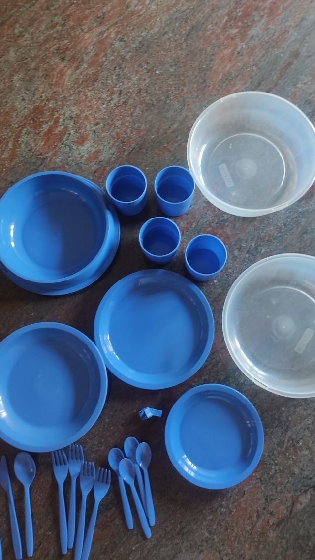 Juego de Camping - Vajilla Plástica