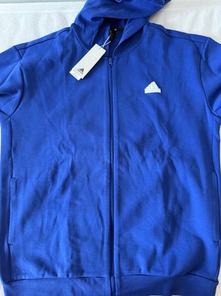 Chaqueta Adidas azul con capucha