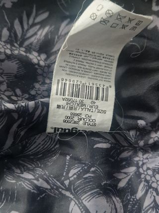 Abrigo Desigual negro - Talla L