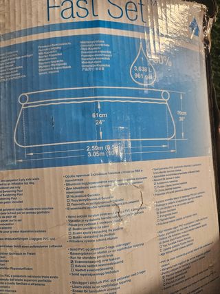 Piscina Bestway Fast Set nuevo sin estrenar 