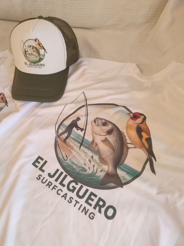 Pack El Jilguero Surfcasting: Camiseta y Gorra