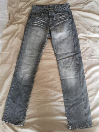 Jeans grigi sfumati vintage primi anni 2000