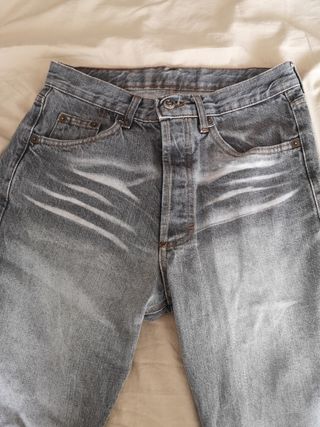 Jeans grigi sfumati vintage primi anni 2000