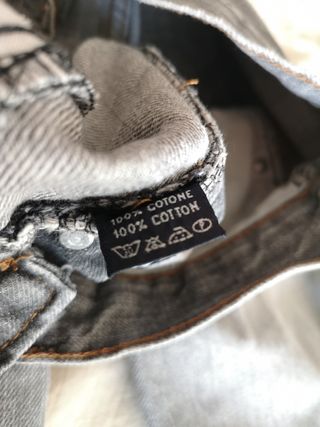 Jeans grigi sfumati vintage primi anni 2000
