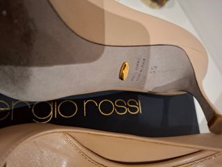 Décolleté beige Sergio Rossi, taglia 35, colore nude
