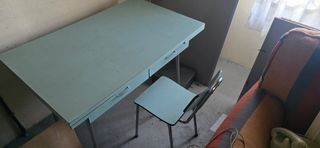 Mesa escritorio vintage metalica
