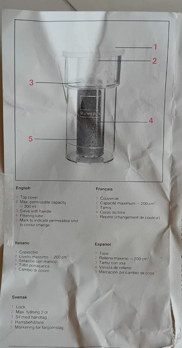 Decalcificatore Rowenta ZD-01