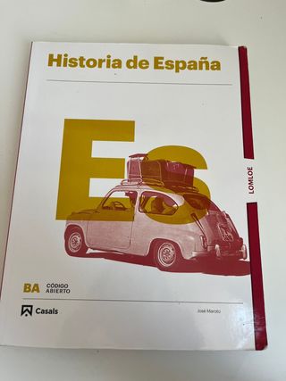 Libro historia de España 2 bachillerato