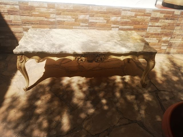 Mesa centro mármol Lacasa - beige