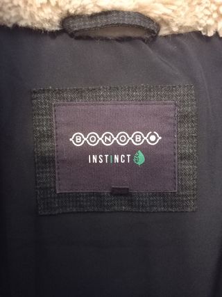 Abrigo acolchado Bonobo negro - Talla L