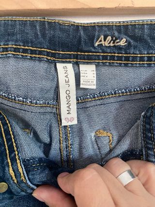Vaqueros Mango - Talla M (38)